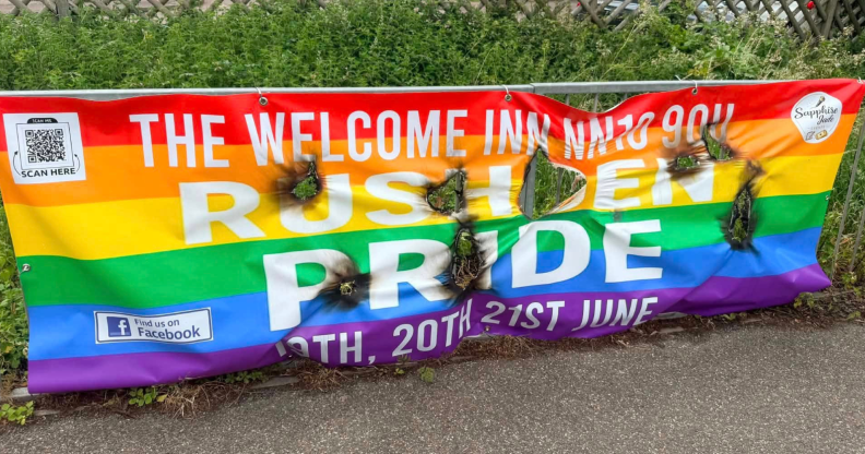 LGBTQ+ group vows Pride will go ahead after banner