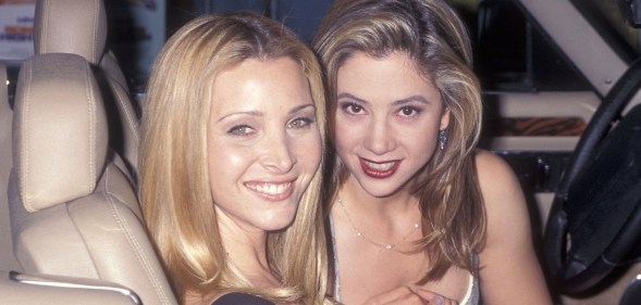Friends star Lisa Kudrow (L) will star alongside Mira Sorvino (R) in Romy and Michele's High School Reunion 2. (Getty)