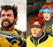 Hugh Jackman in ‘Deadpool & Wolverine’ and still from X-Men '97