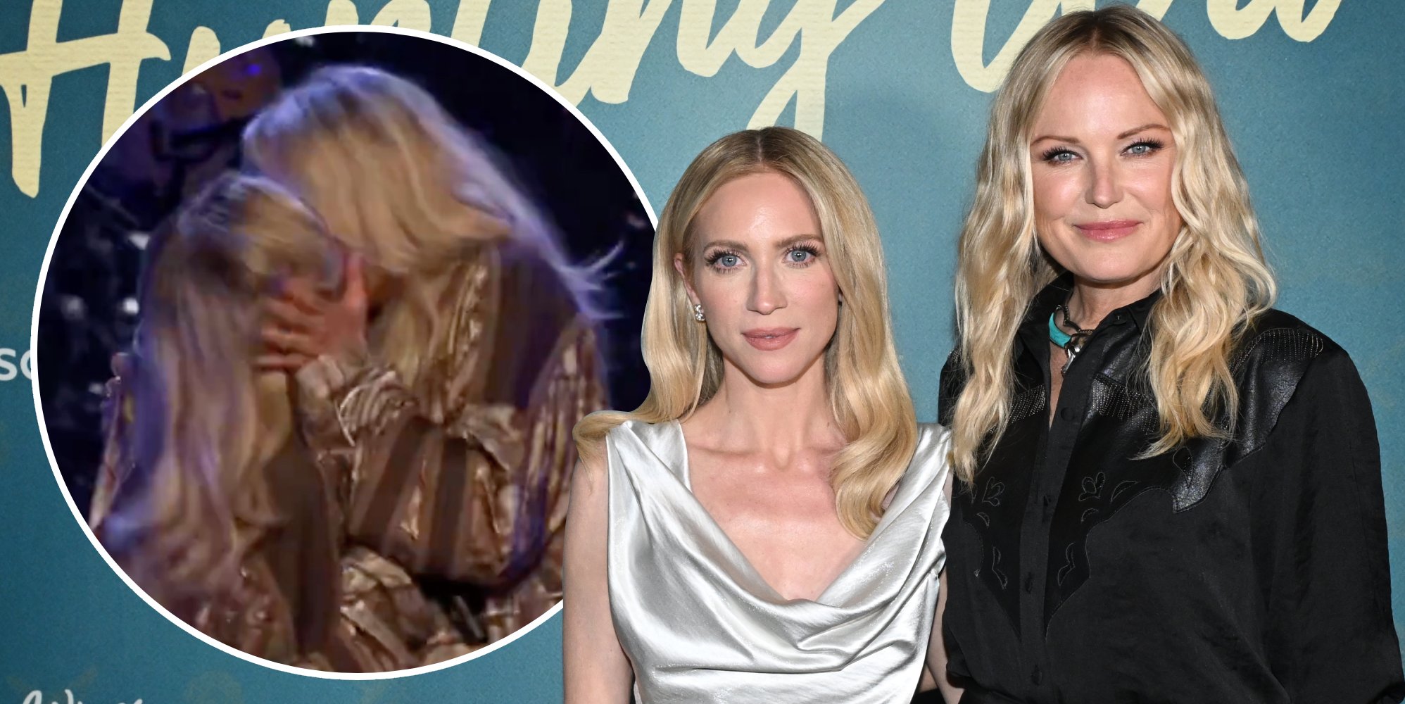 Hunting Wives’ Malin Akerman and Brittany Snow make out at Las Culturistas Awards