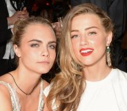 Cara Delevingne and Amber Heard
