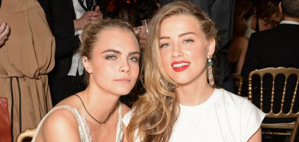 Cara Delevingne and Amber Heard