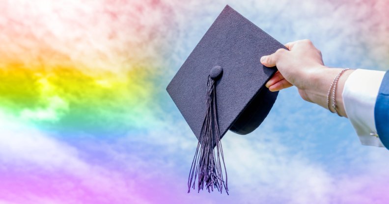 A student was banned from graduation after coming out as gay