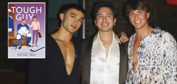 Abdalla Amour, Hudson Williams and Kaden Connors