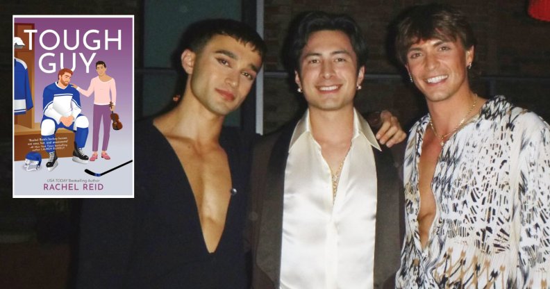 Abdalla Amour, Hudson Williams and Kaden Connors