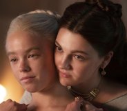 Milly Alcock and Emily Carey in House of the Dragon