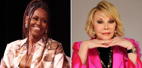 Michelle Obama and Joan Rivers