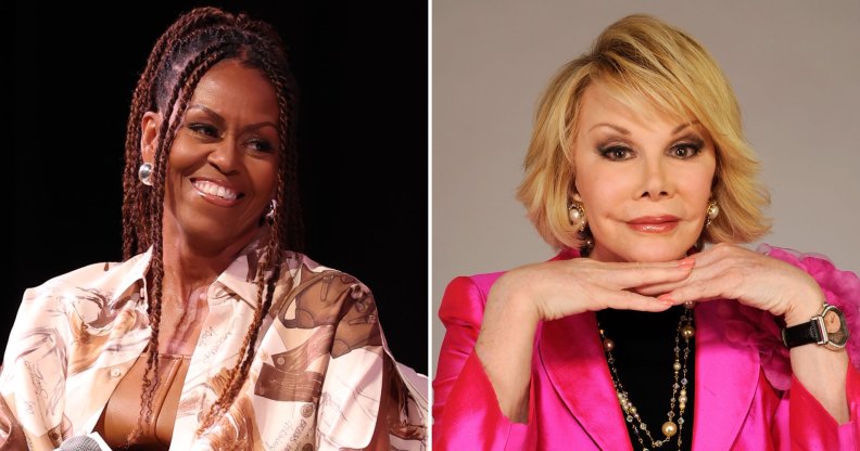 Michelle Obama and Joan Rivers