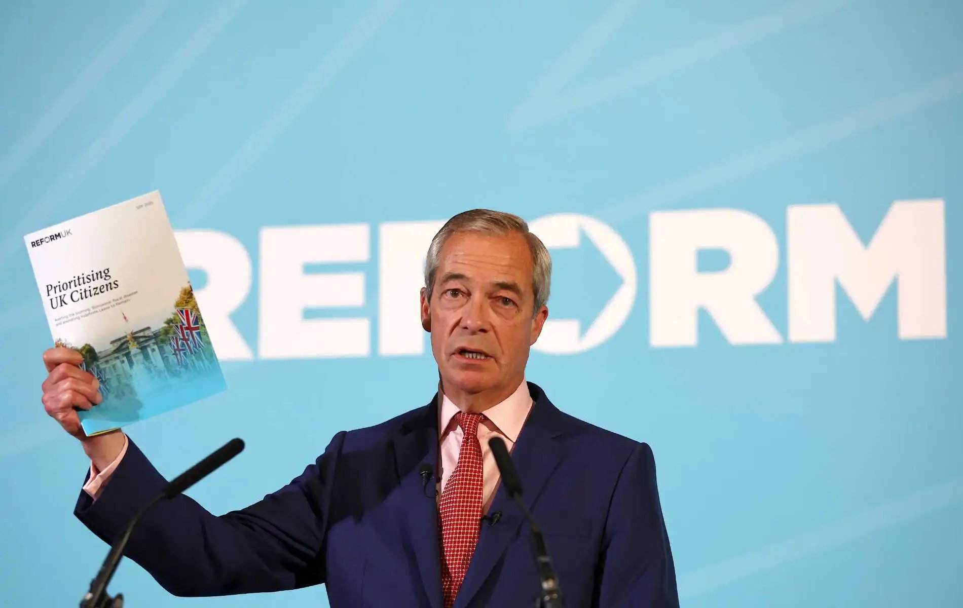 Nigel Farage leader of Reform UK