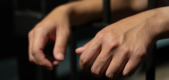 a man in prison