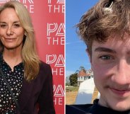 Tamzin Outhwaite paid tribute to her son Flo