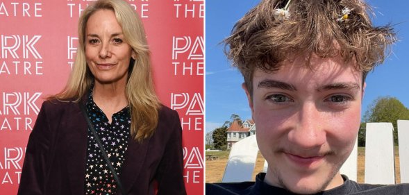 Tamzin Outhwaite paid tribute to her son Flo