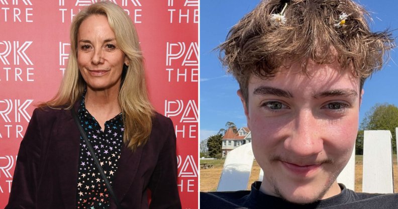 Tamzin Outhwaite paid tribute to her son Flo