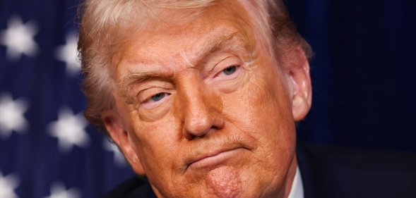 US president and Republican leader Donald Trump.