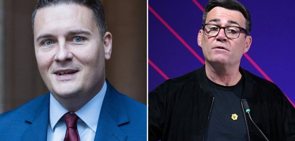 Wes Streeting and Andy Burnham