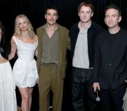 Maya Boyd, Inde Navarrette, Samara Weaving, Christopher Abbott, Kit Connor, Jake Schreier and Sadie Sink