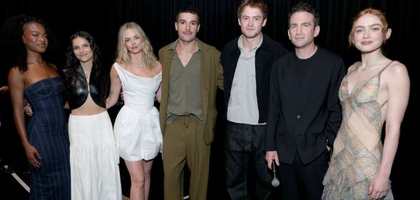 Maya Boyd, Inde Navarrette, Samara Weaving, Christopher Abbott, Kit Connor, Jake Schreier and Sadie Sink