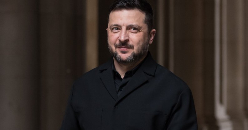 LONDON, UNITED KINGDOM - JUNE 07, 2026: President of Ukraine Volodymyr Zelenskyy arrives in Downing Street ahead of a meeting of European allies to discuss ongoing support for Ukraine hosted by Britis