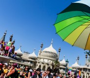 People line the streets to watch the Brighton Pride Parade