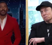 Colman Domingo and Elon Musk