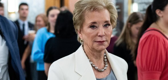 Education Secretary Linda McMahon