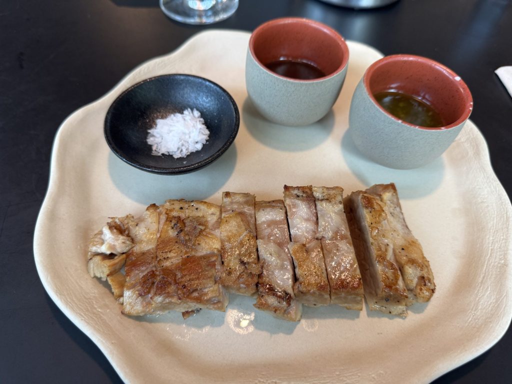 Grilled Iberian pork secreto