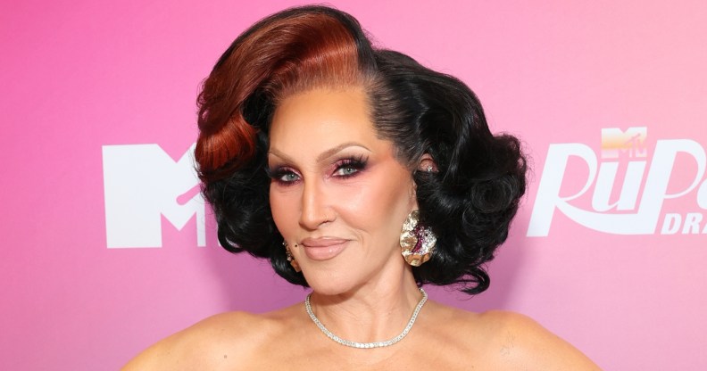 Michelle Visage headshot against pink background