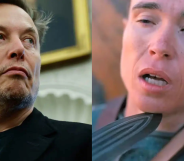 Images of Elon Musk and Elliot Page in The Odyssey side-by-side