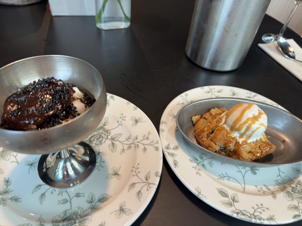 Sorbet and cookie