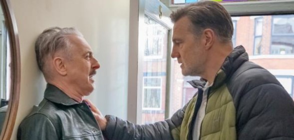 Tip Toe still: Leo (Alan Cumming) and Clive (David Morrissey).