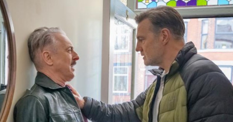 Tip Toe still: Leo (Alan Cumming) and Clive (David Morrissey).