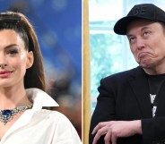 Anne Hathaway and Elon Musk