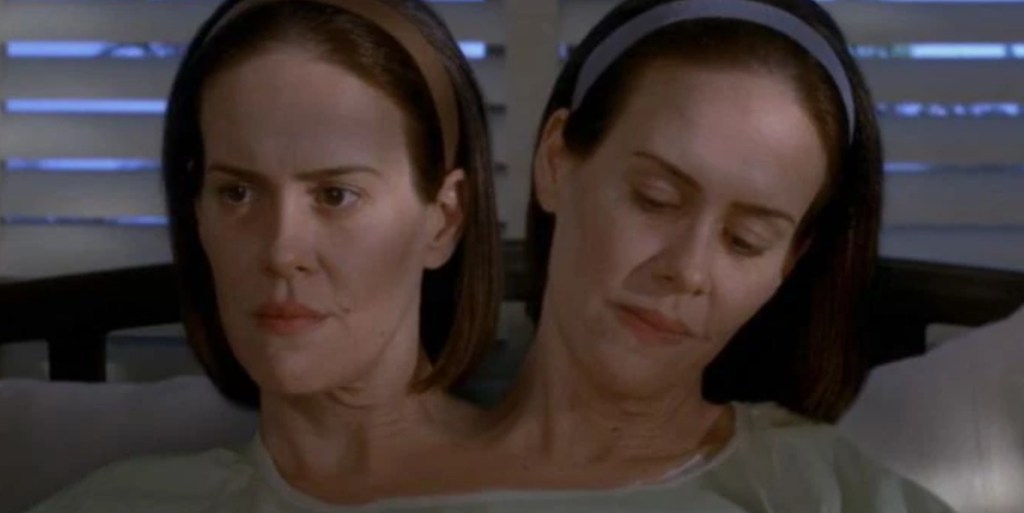 Sarah Paulson as the Tattler twins
