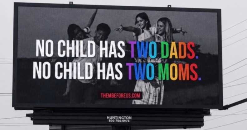 Anti-LGBTQ+ billboards in Ohio