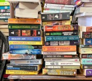 stacks of books