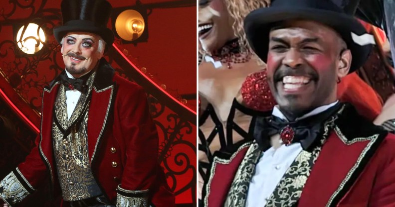 Boy George's Moulin Rogue co-star Patrick Clanton called him out