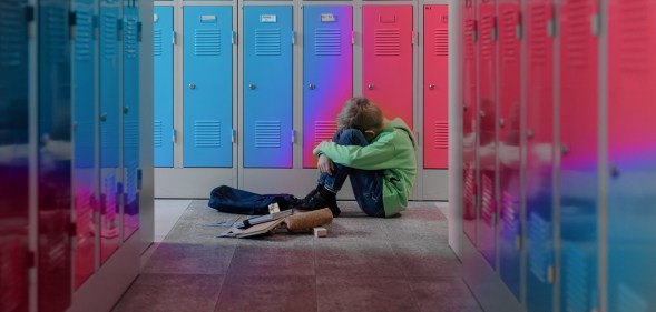 boy in school