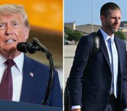 Donald Trump and his sons, Eric and Donald Jr
