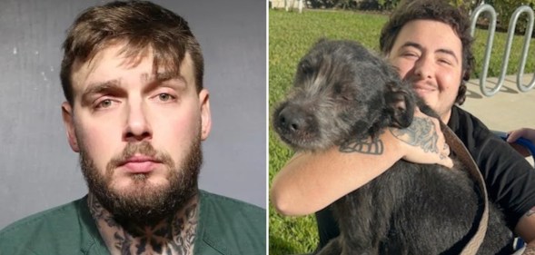 Tyler Getchell (left) has been jailed for seven years for shooting neighbour Kyle McFarlane (right)