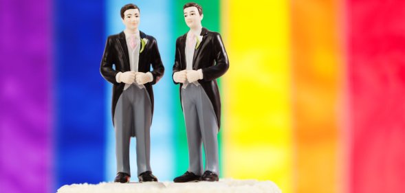 gay wedding cake