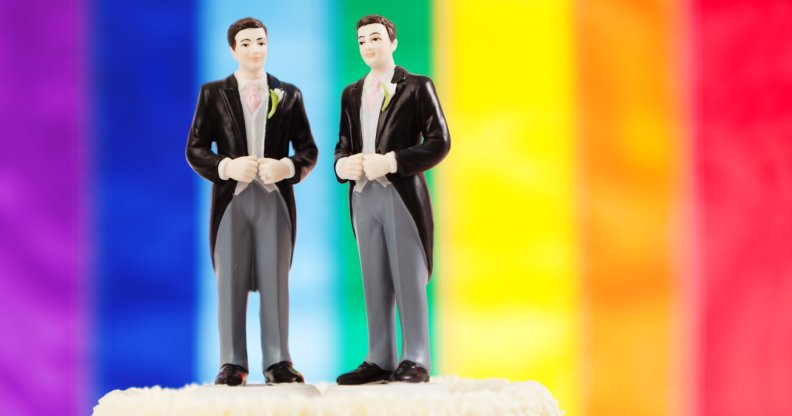 gay wedding cake