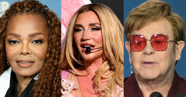Janet Jackson, Kesha and Elton John