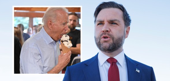 JD Vance says Joe Biden eats ice cream in a 'suggestive' way