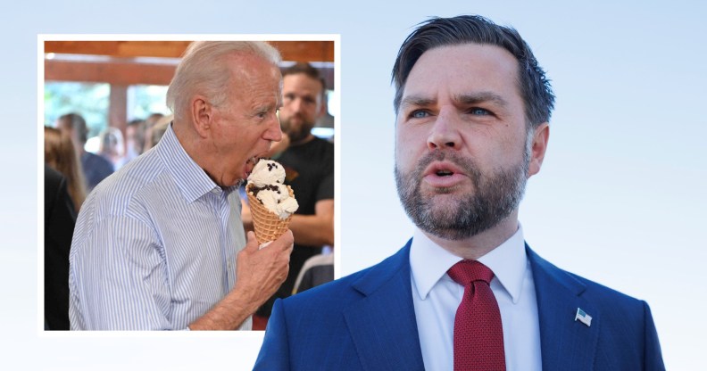 JD Vance says Joe Biden eats ice cream in a 'suggestive' way