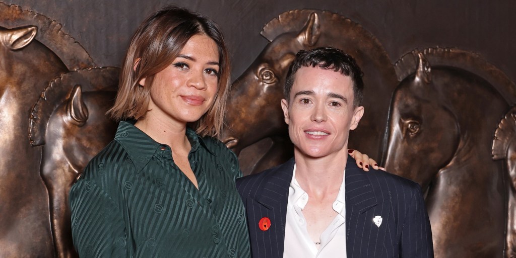 Julia Shiplett and Elliot Page