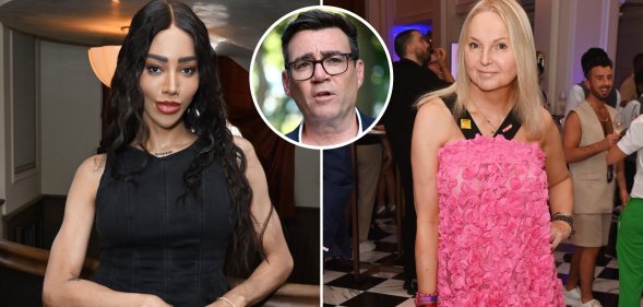 Munroe Bergdorf, Andy Burnham, India Willoughby