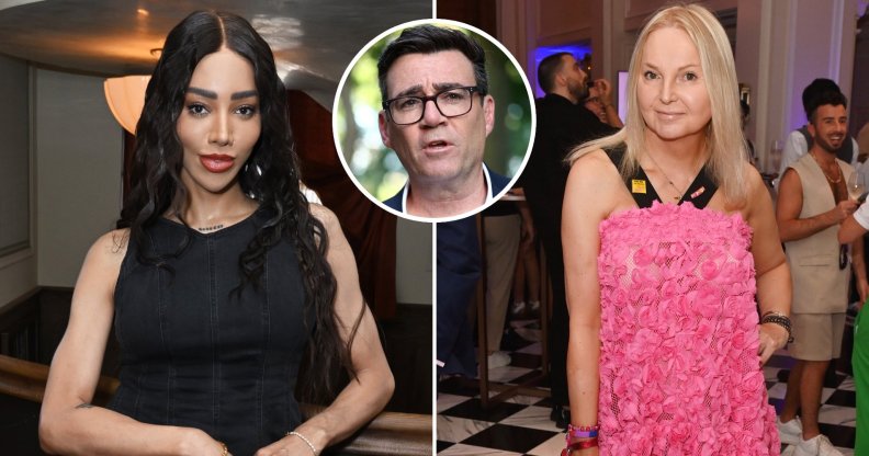 Munroe Bergdorf, Andy Burnham, India Willoughby
