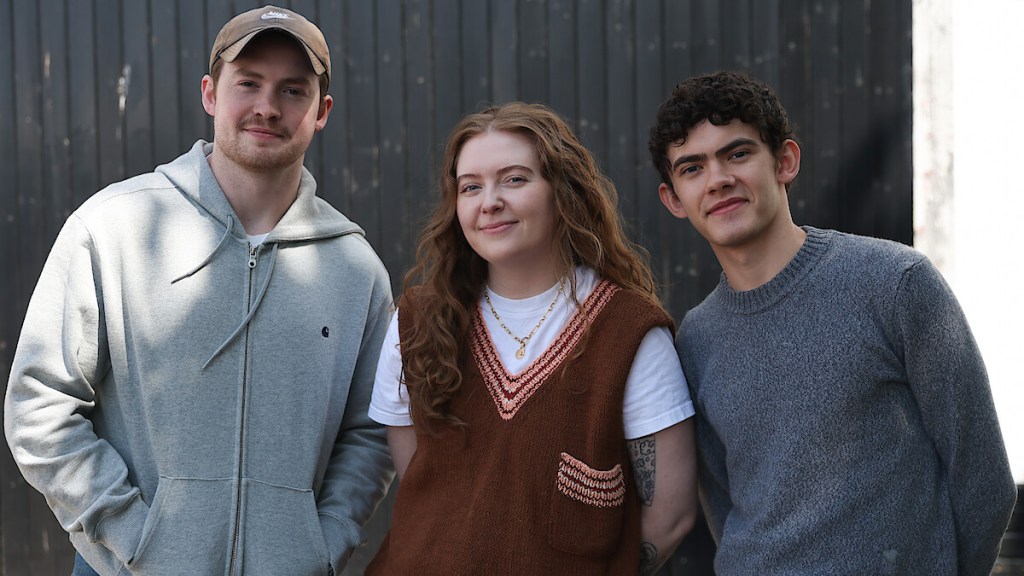 Kit Connor, Alice Oseman and Joe Locke.