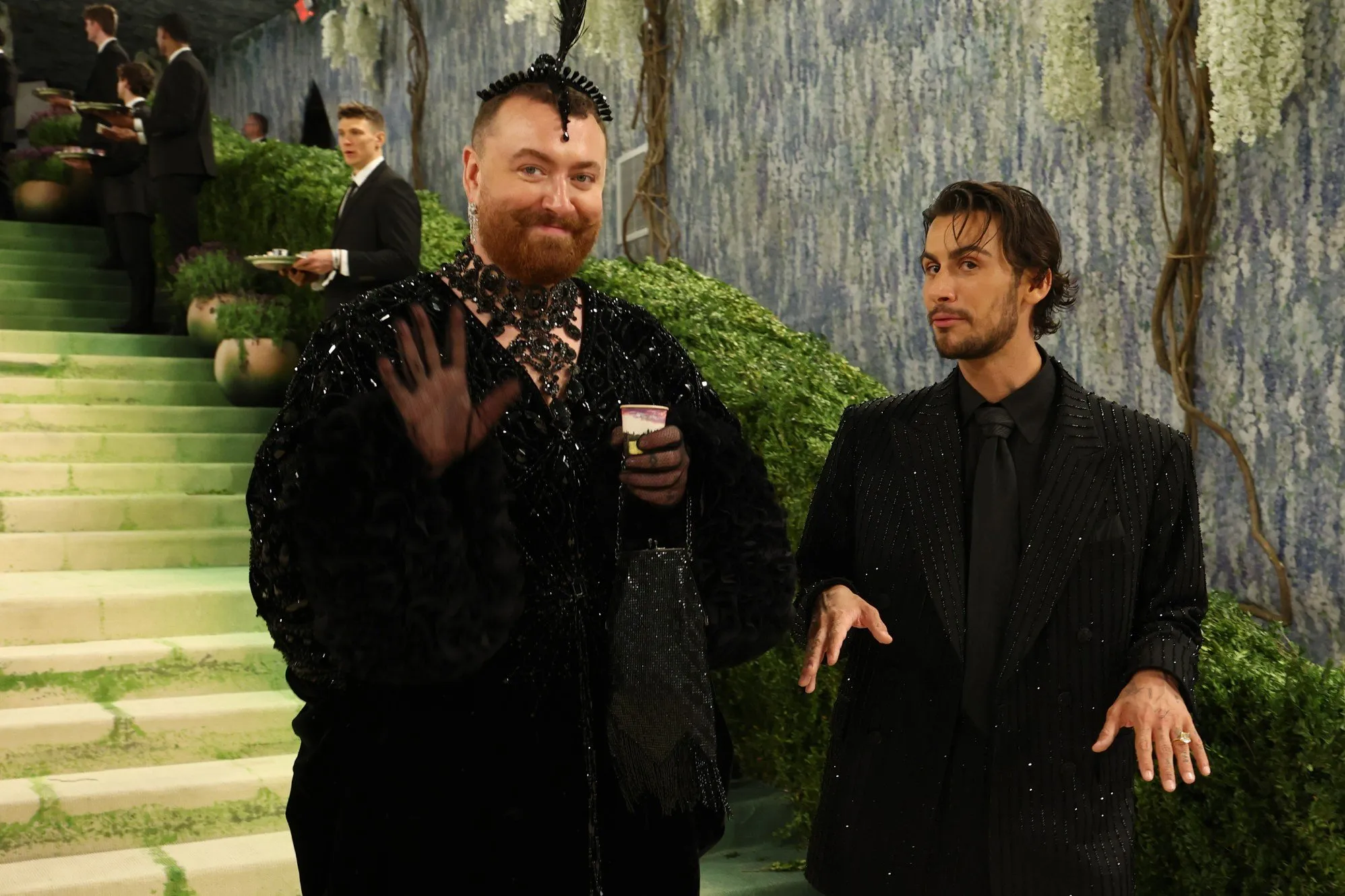 Christian Cowan was seen with a ring on his finger at the 2026 Met Gala