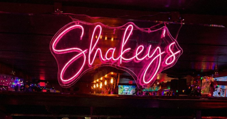 Shakey's bar in Asheville, North Carolina